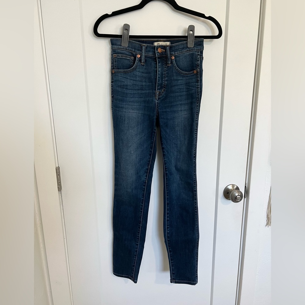 Madewell 10 inch high rise skinny jeans